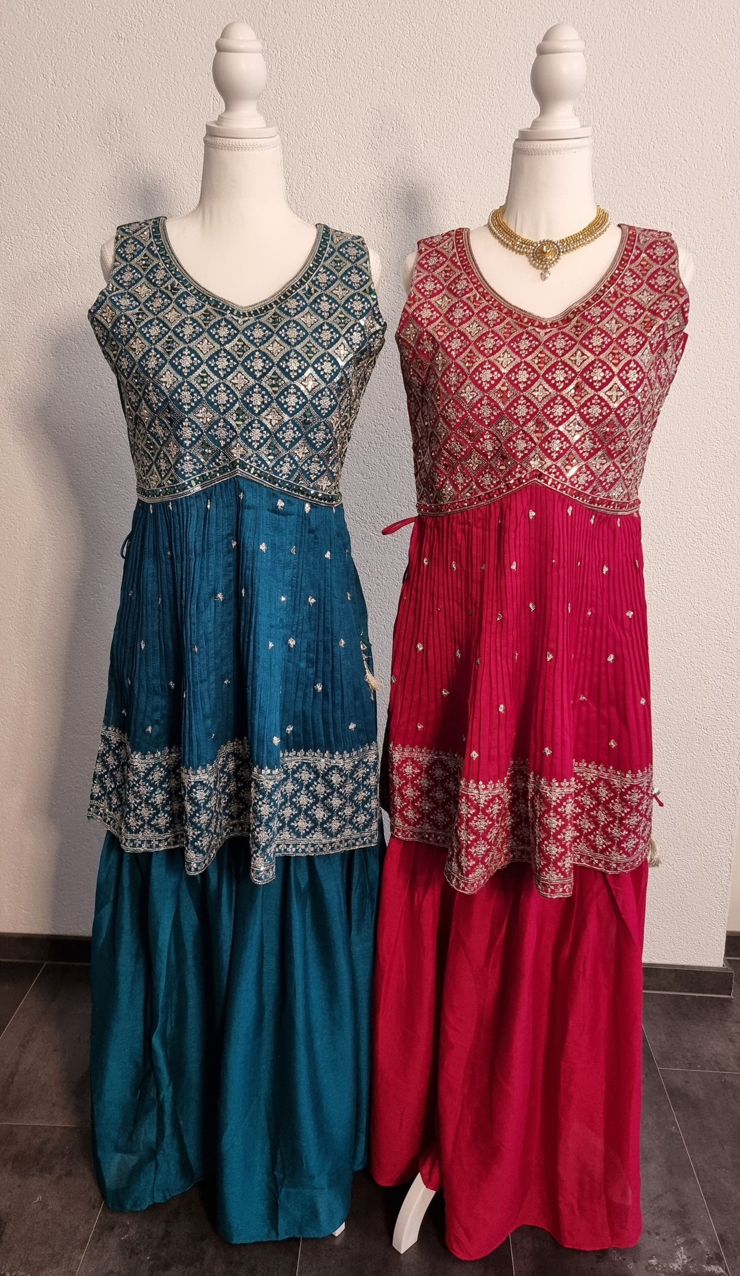 Sharara Suit Diamond Silver Edition