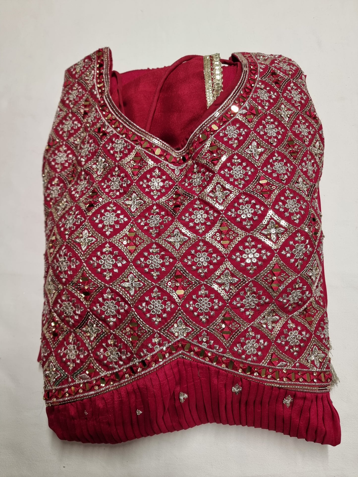 Sharara Suit Diamond Silver Edition