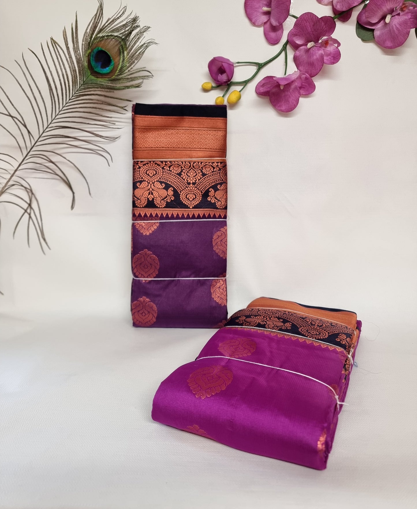 Fancy Buta Gauti Sarees Dark