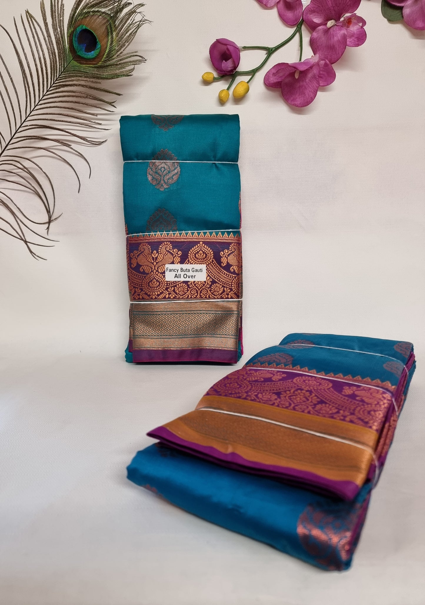 Fancy Buta Gauti Sarees Dark