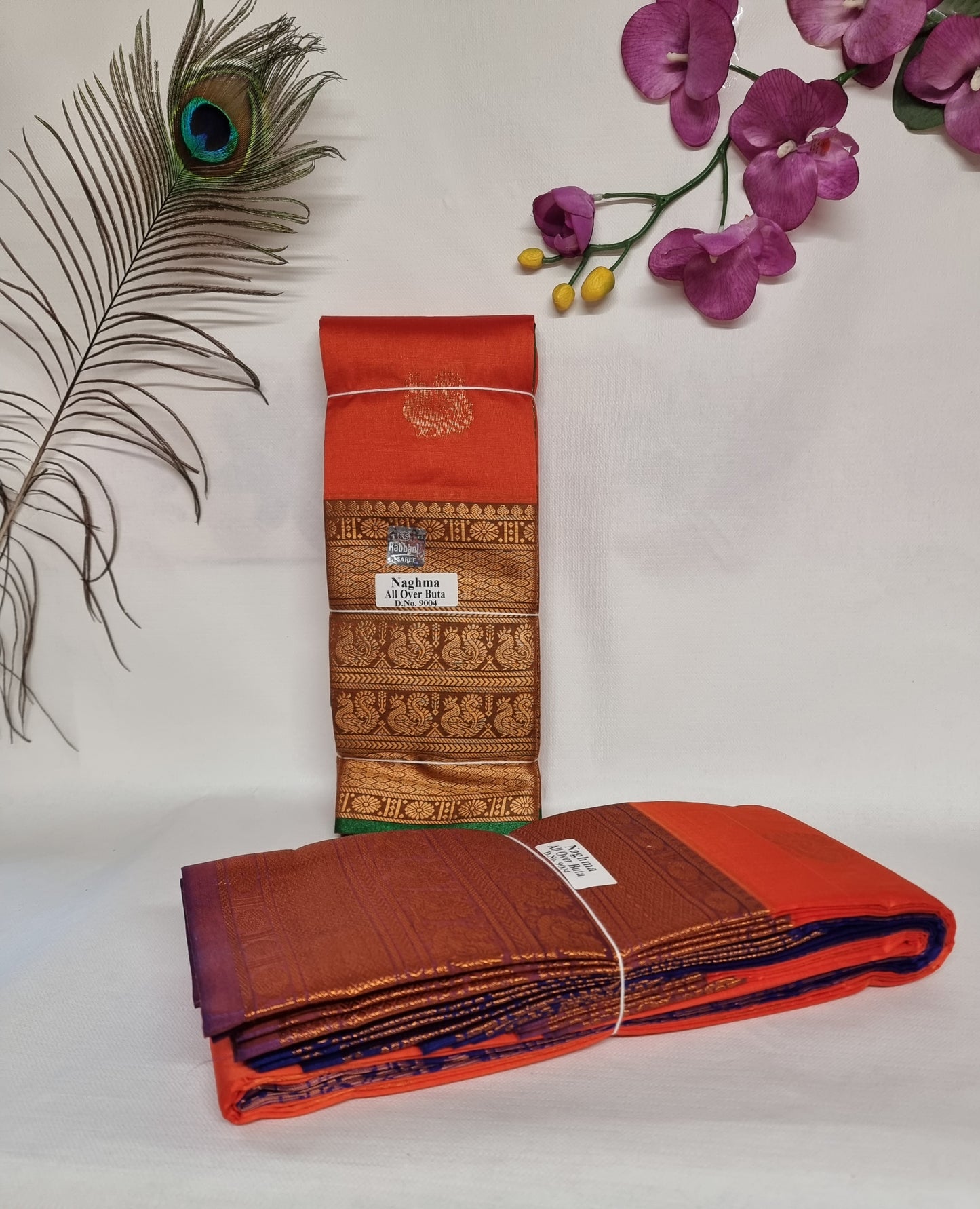 Naghma Silk Sarees Peacock