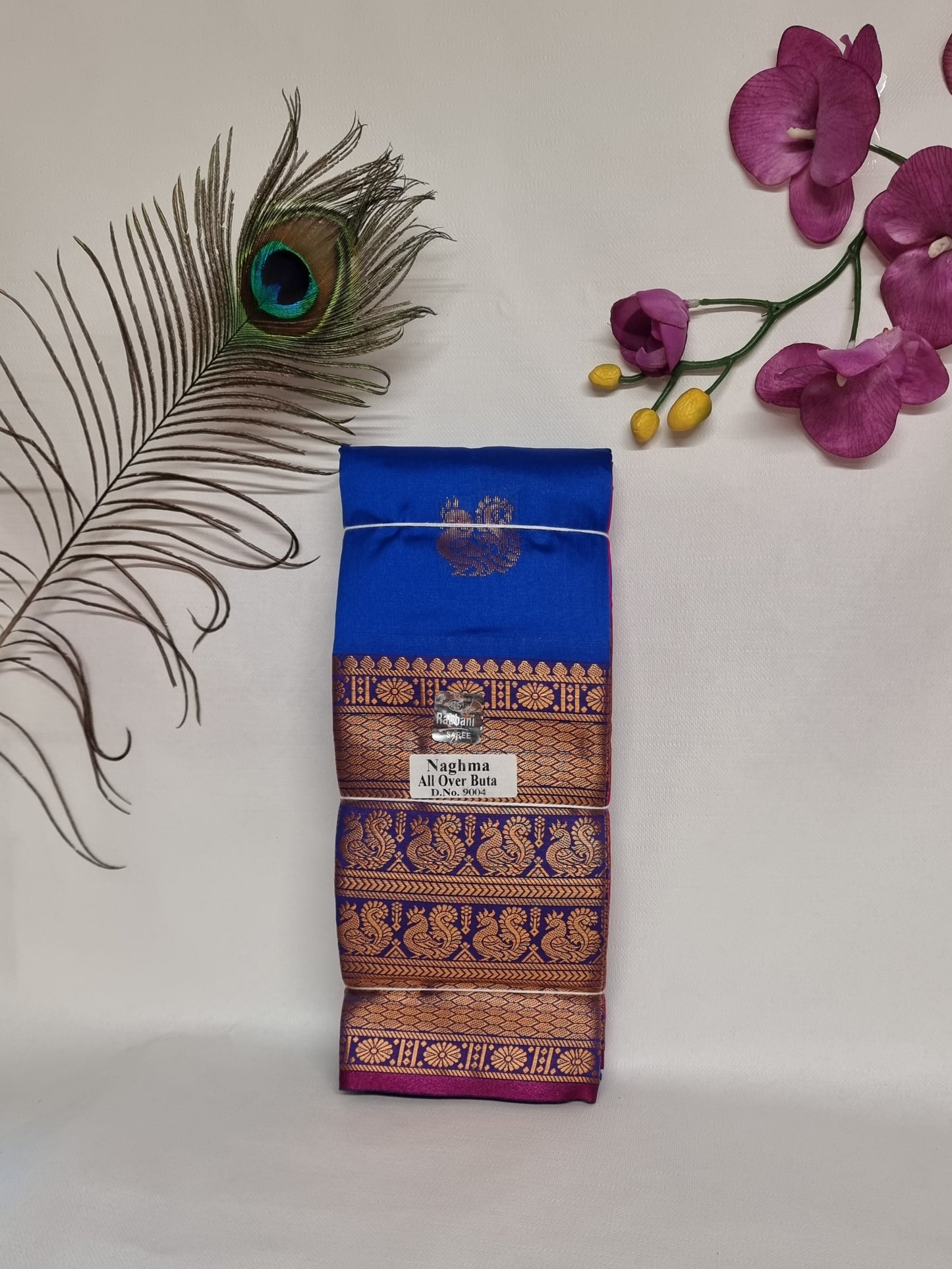 Naghma Silk Sarees Peacock