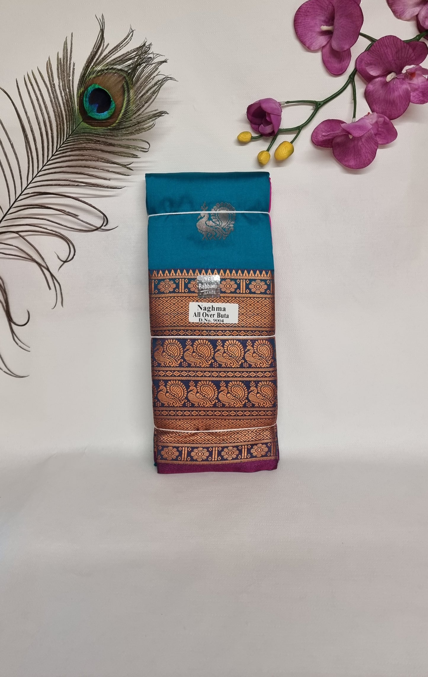Naghma Silk Sarees Peacock