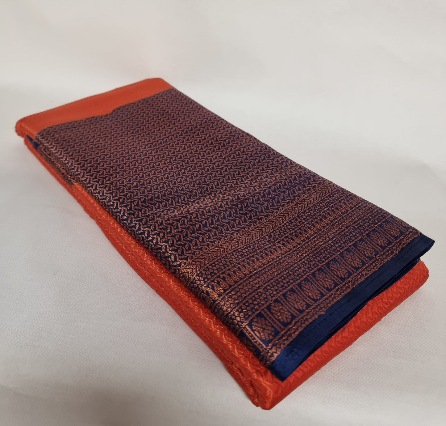 Soft Silk Sarees with Copper Work