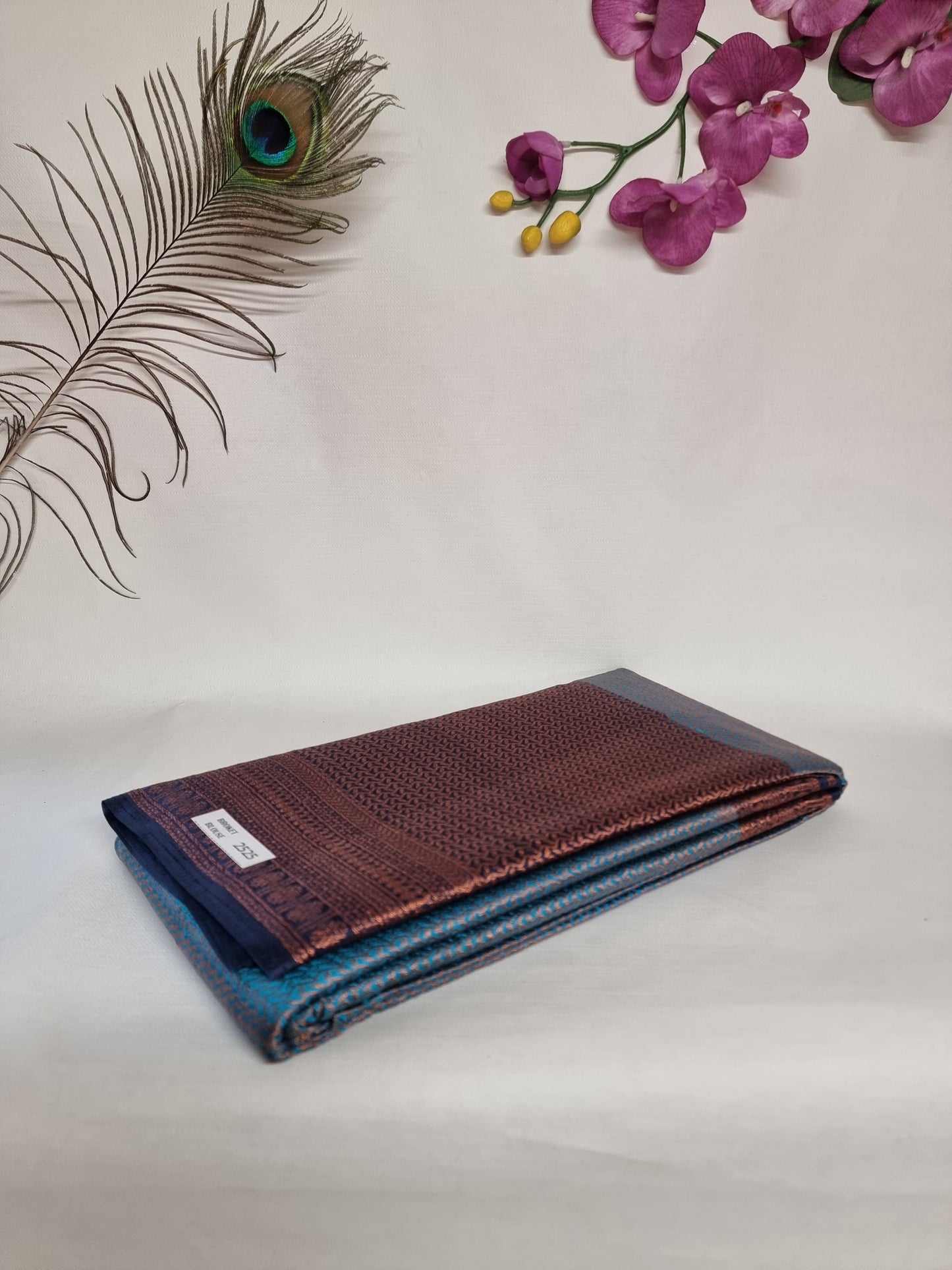 Soft Silk Sarees with Copper Work