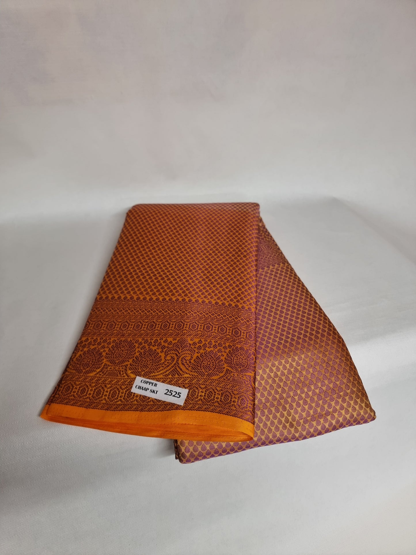 Soft Silk Sarees with Copper Work