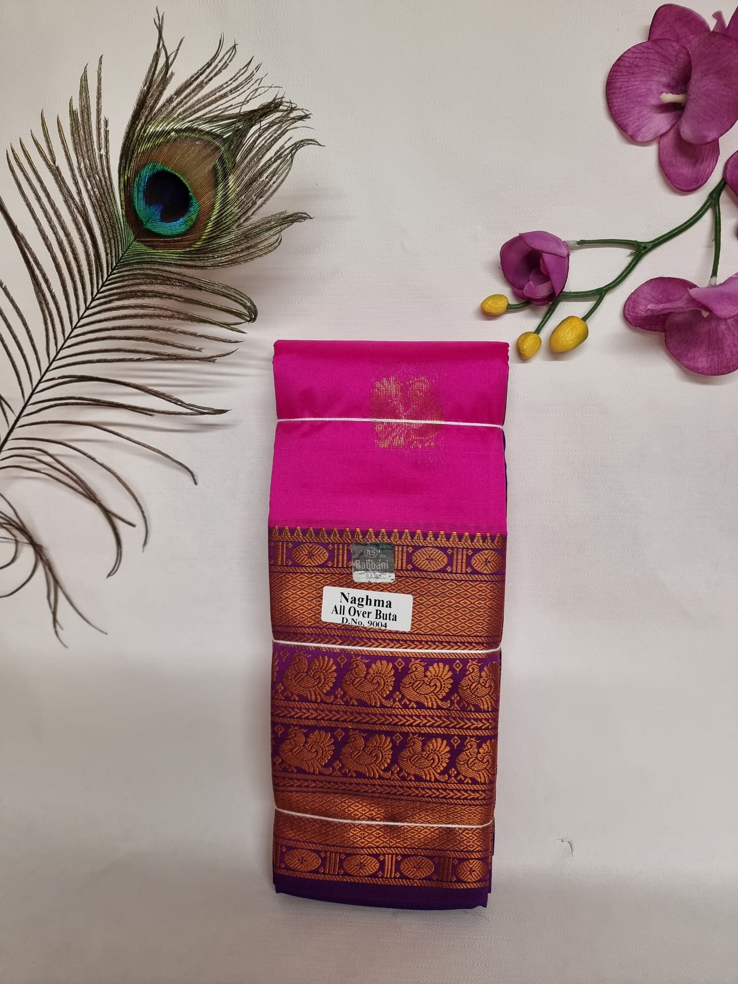 Naghma Silk Sarees Peacock