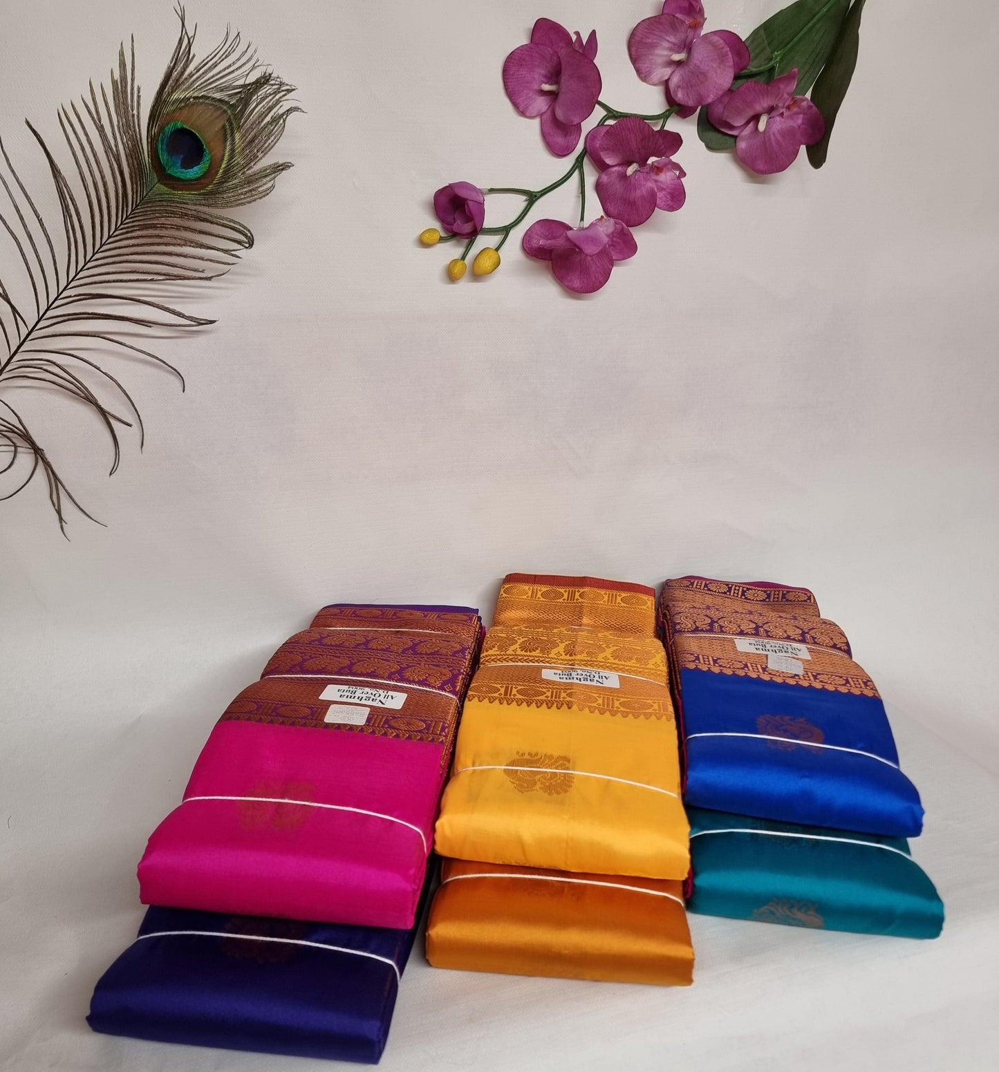 Naghma Silk Sarees Peacock