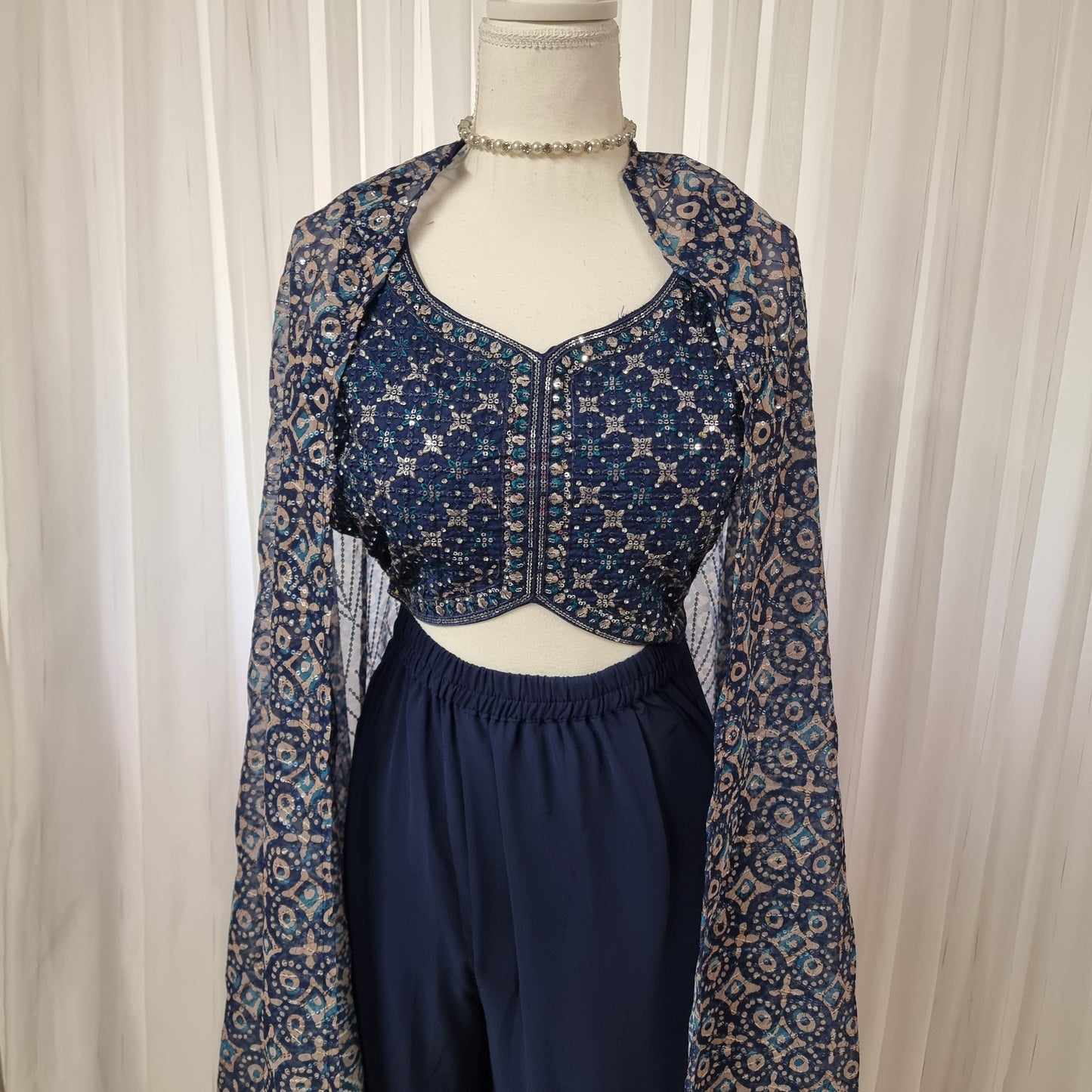 Palazzo Outfit sparkle Glow