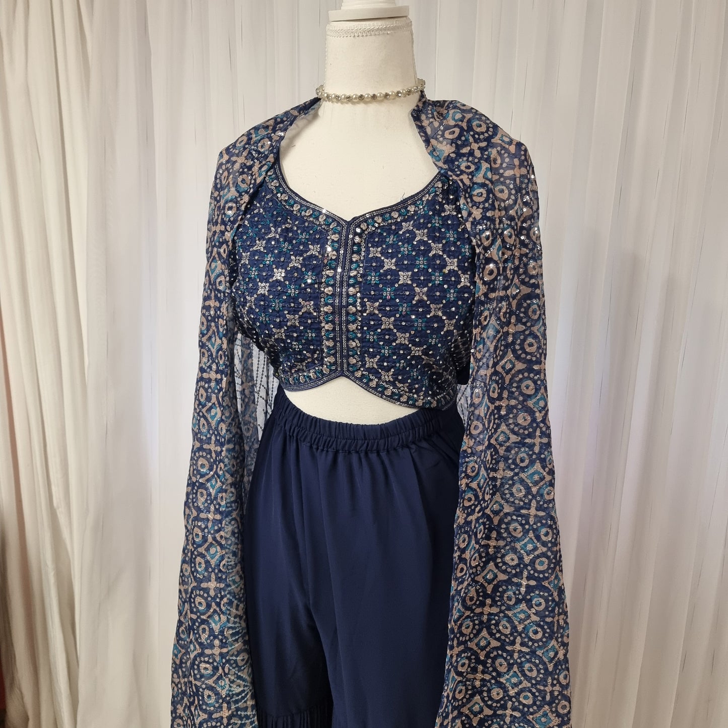 Palazzo Outfit sparkle Glow