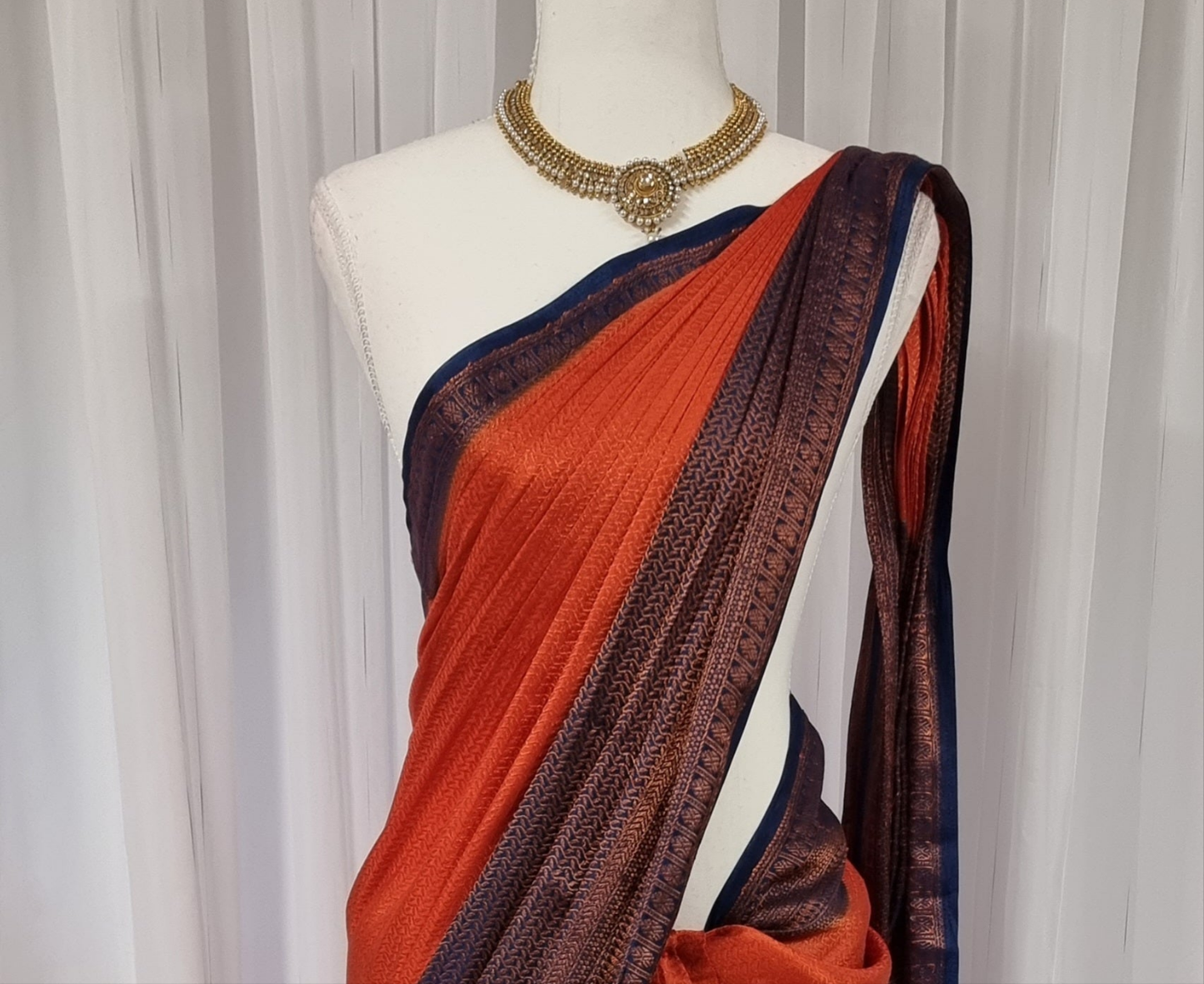 Soft Silk Sarees with Copper Work