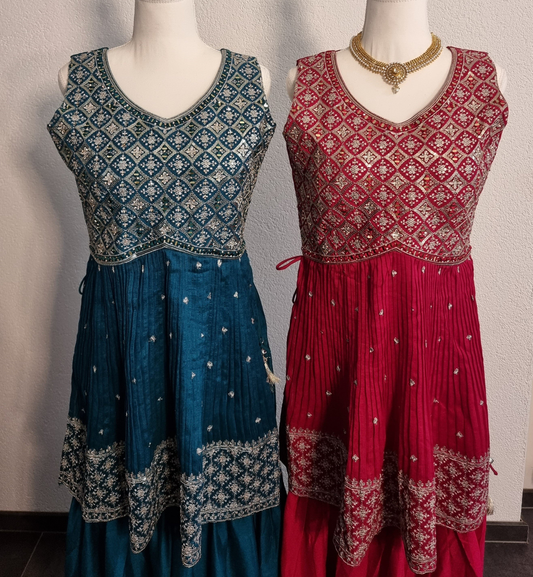 Sharara Suit Diamond Silver Edition