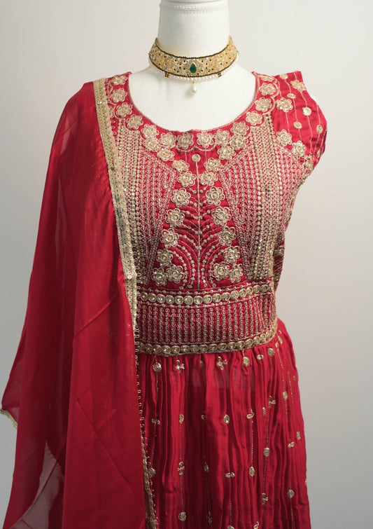 Sharara Suit Tri Silver Edition