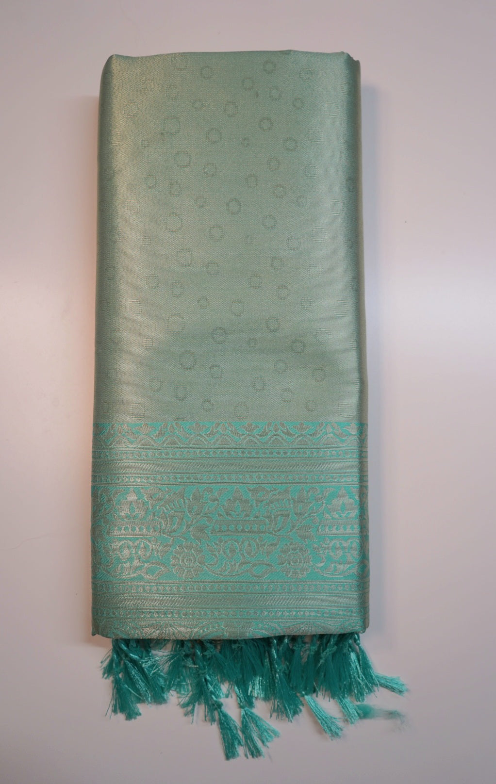 Bridesmaids Saree Pastel Mint Green