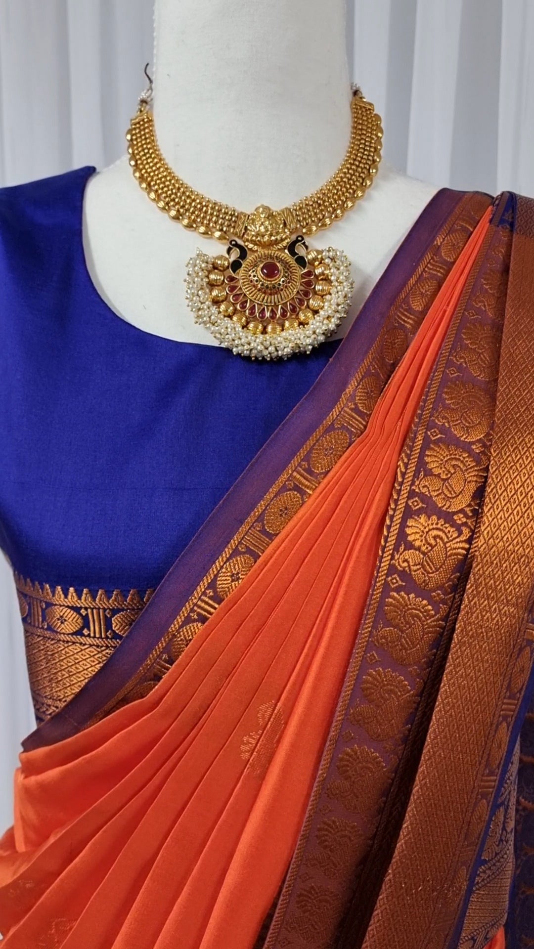 Naghma Silk Sarees Peacock