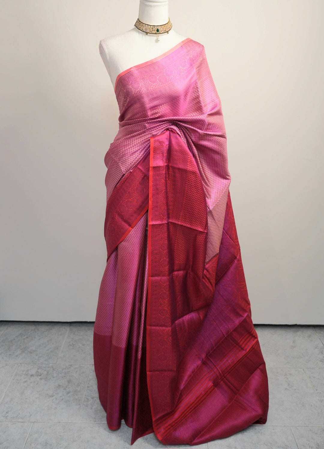 Soft Silk Sarees with Copper Work