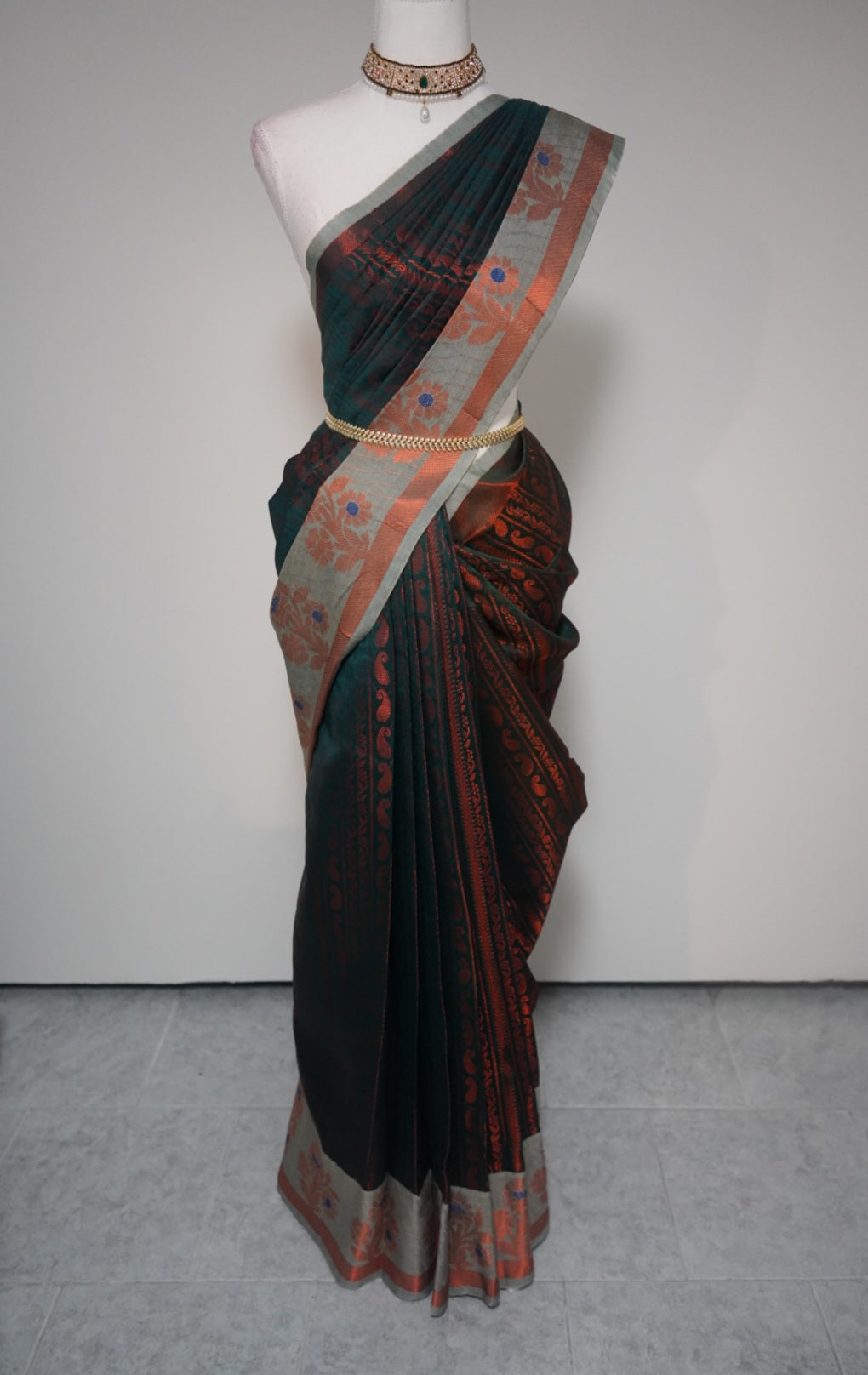 Kanchi Silk Floral Sarees