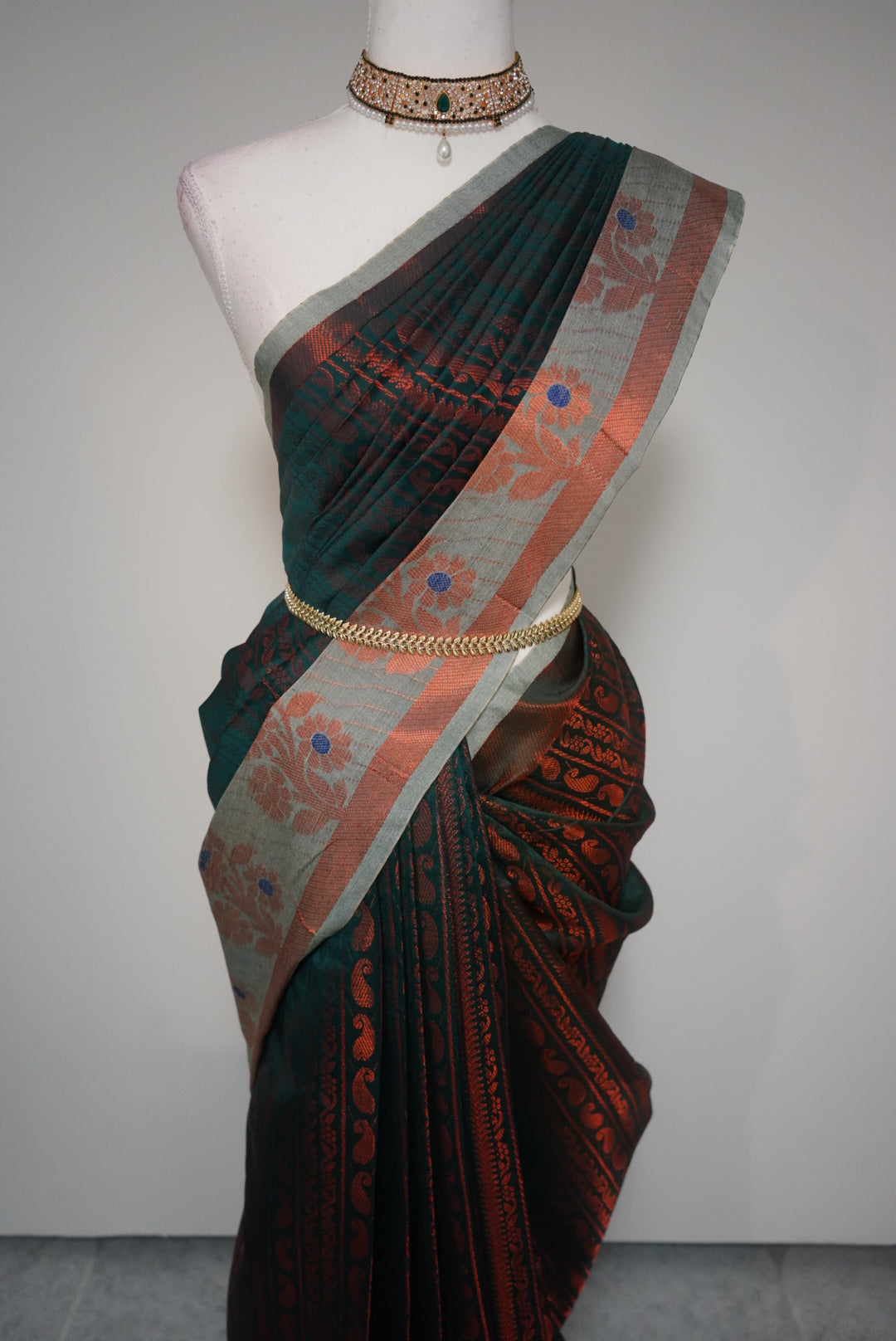 Kanchi Silk Floral Sarees
