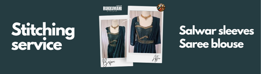 Saree blouse and Salwar sleeve stitching service
