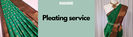 Saree pleating service in Swiss