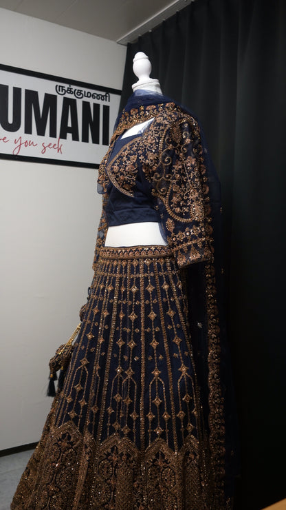 Aazhi lehenga │ RUKKUMANI ORIGINALS