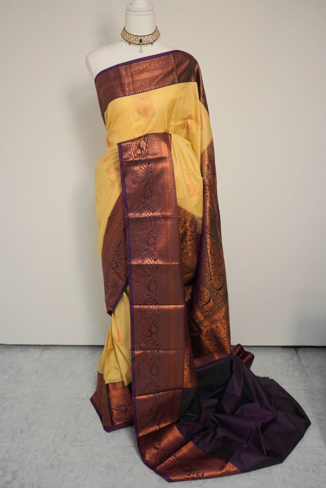 Anuraaga beige Saree