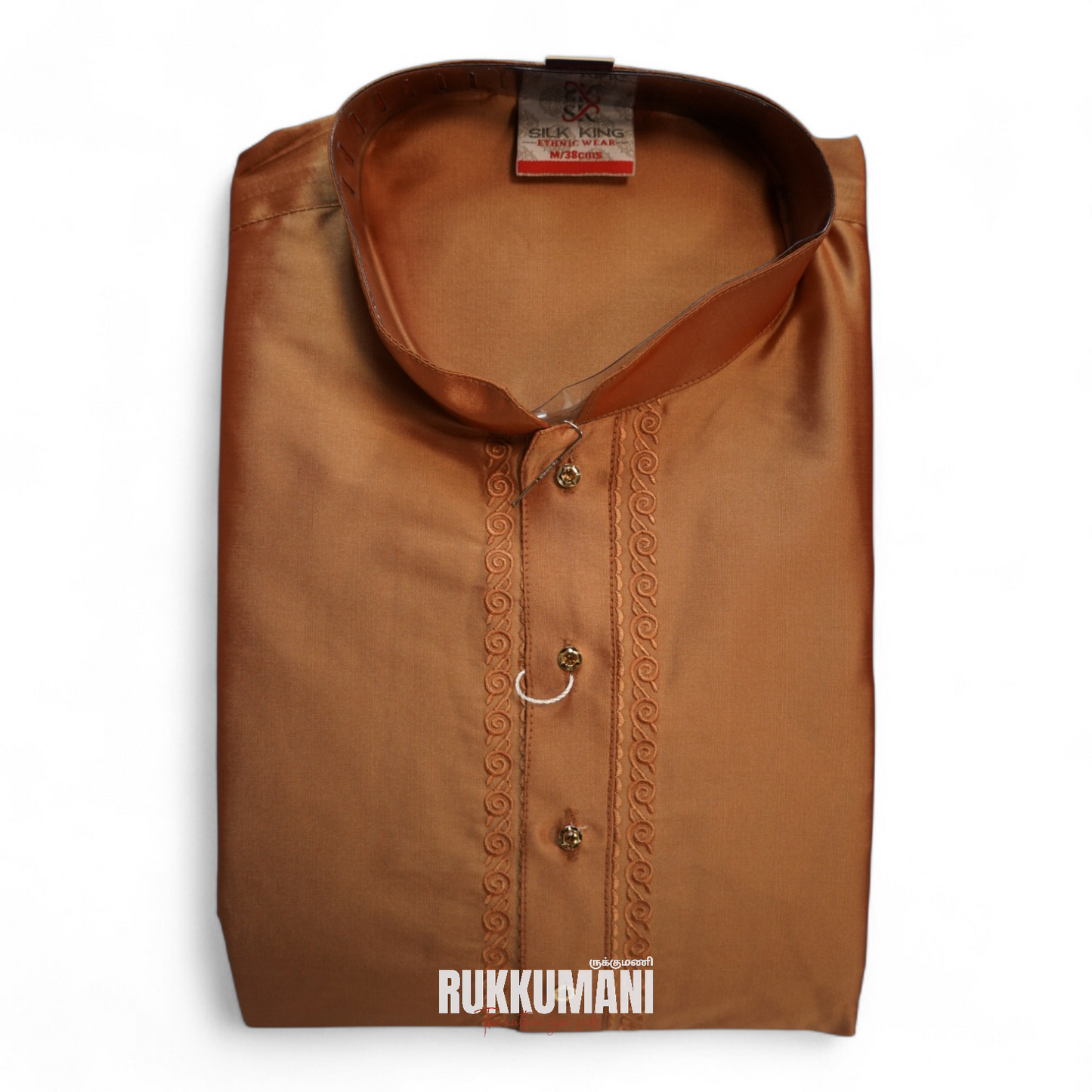 Vetri Silk Kurta copper brown