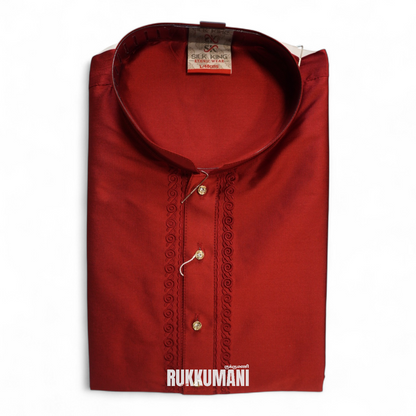Vetri Silk Kurta maroon