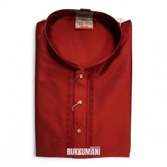 Vetri Silk Kurta maroon