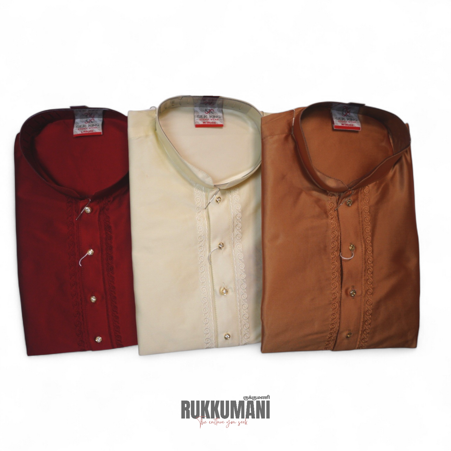 Vetri Silk Kurta copper brown