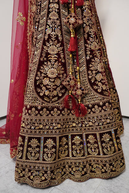 Rathna Raagam Bridal Lehenga │ RUKKUMANI ORIGINALS