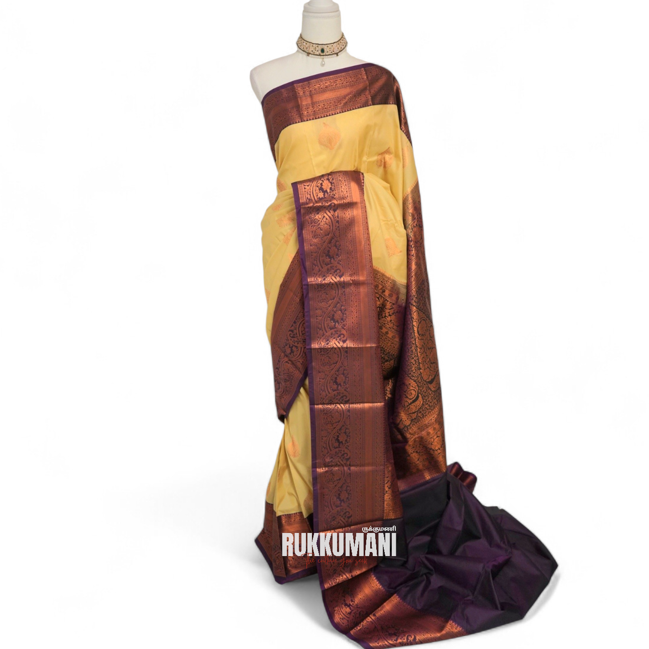 Anuraaga beige Saree