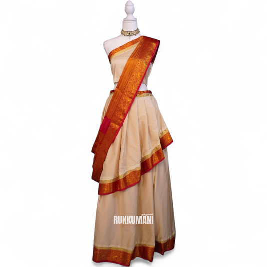 Yazhi lehenga │ RUKKUMANI ORIGINALS