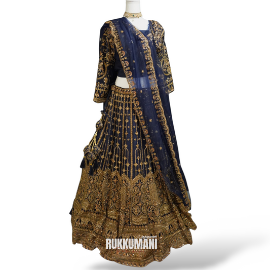 Aazhi lehenga │ RUKKUMANI ORIGINALS