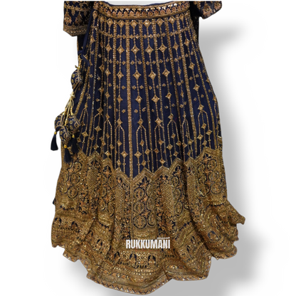 Aazhi lehenga │ RUKKUMANI ORIGINALS