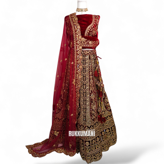 Rathna Raagam Bridal Lehenga │ RUKKUMANI ORIGINALS