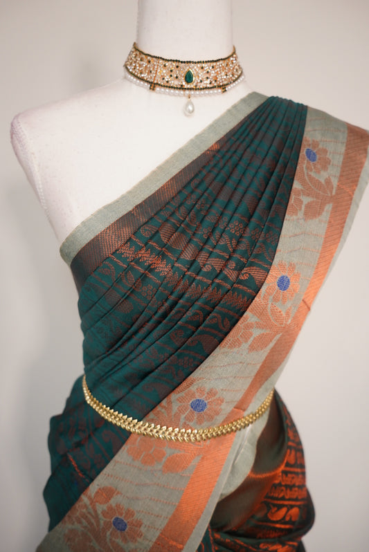 Kanchi Silk Floral Sarees