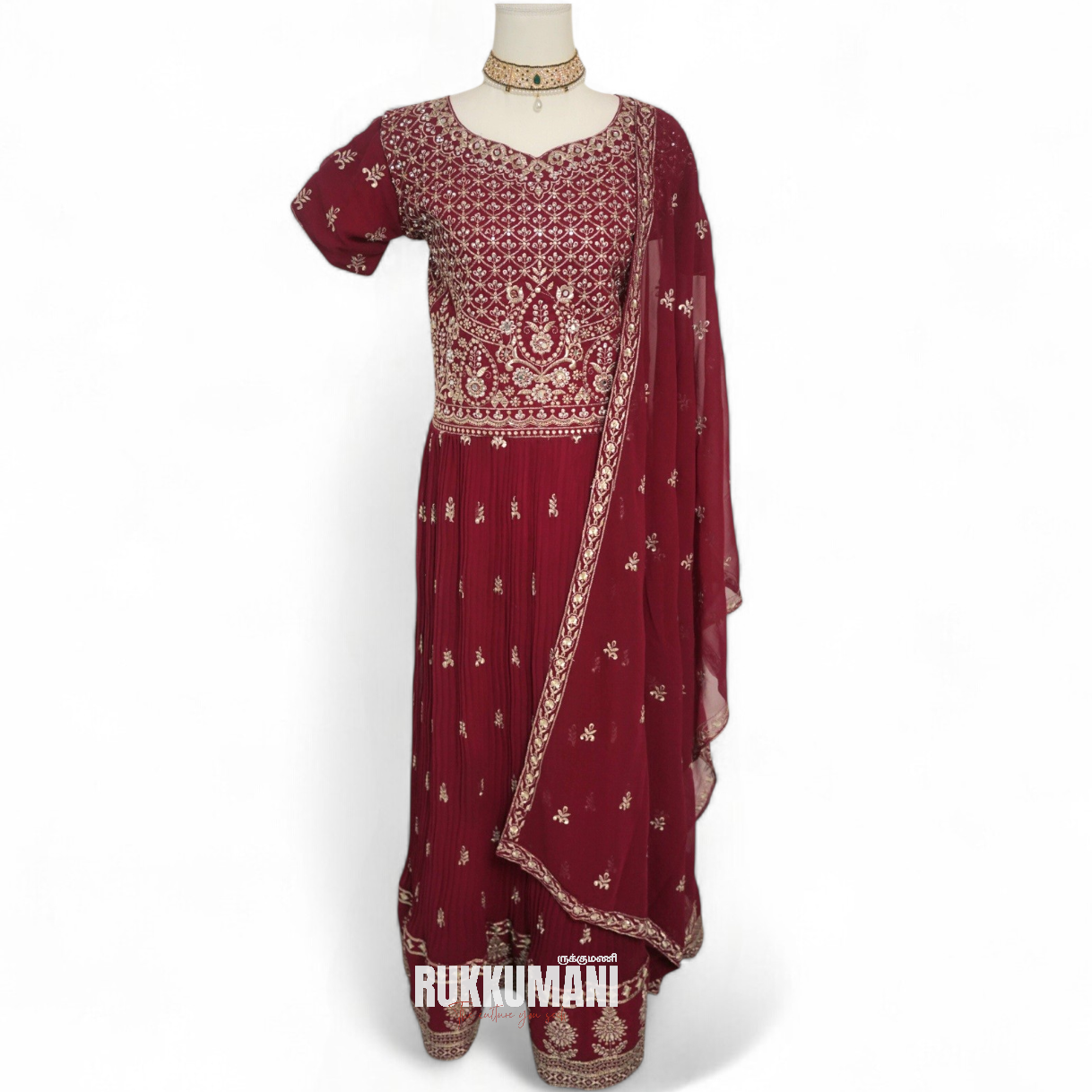 Salwar Glitter Sliver Edition