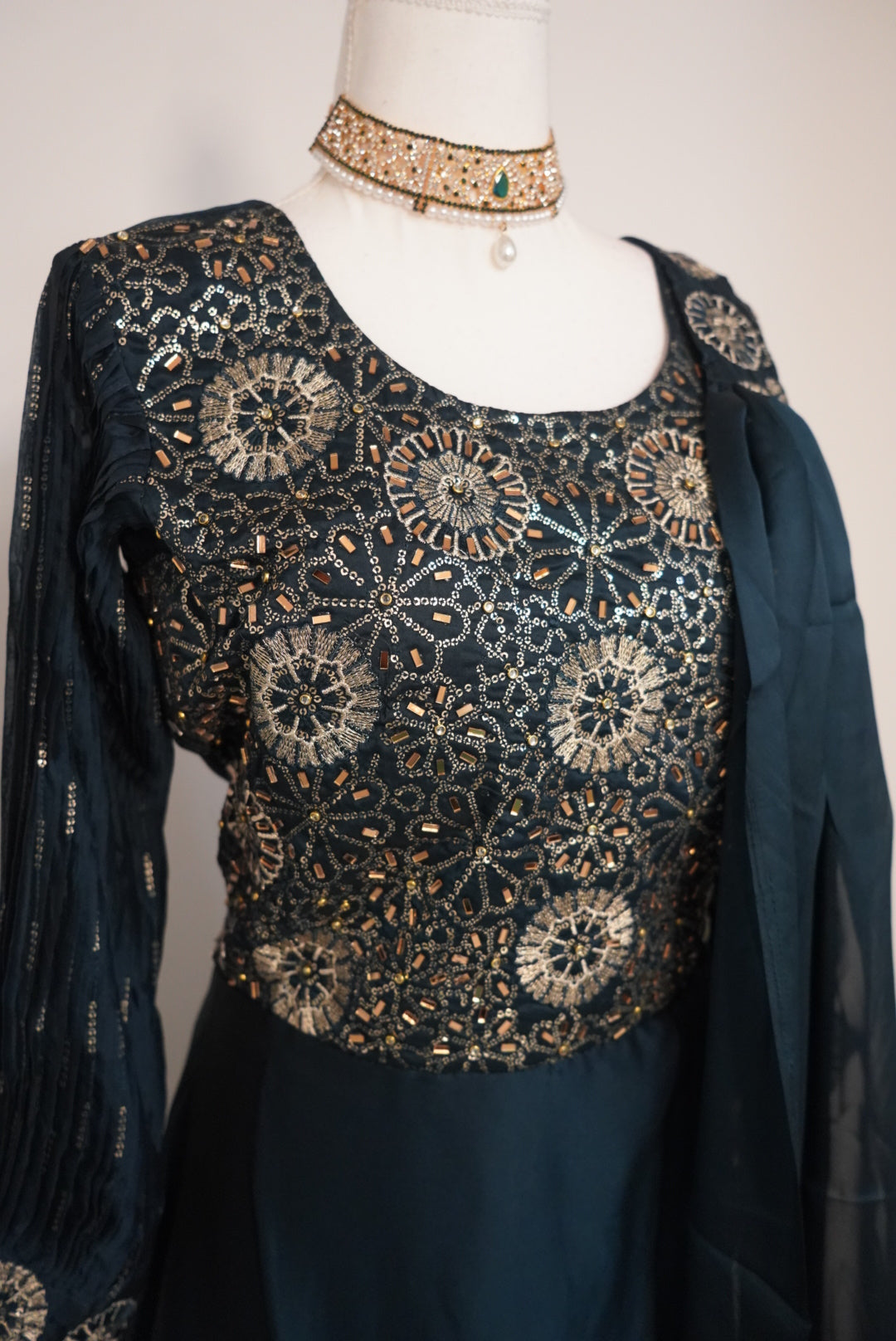 Salwar Sunflower Silver Edition