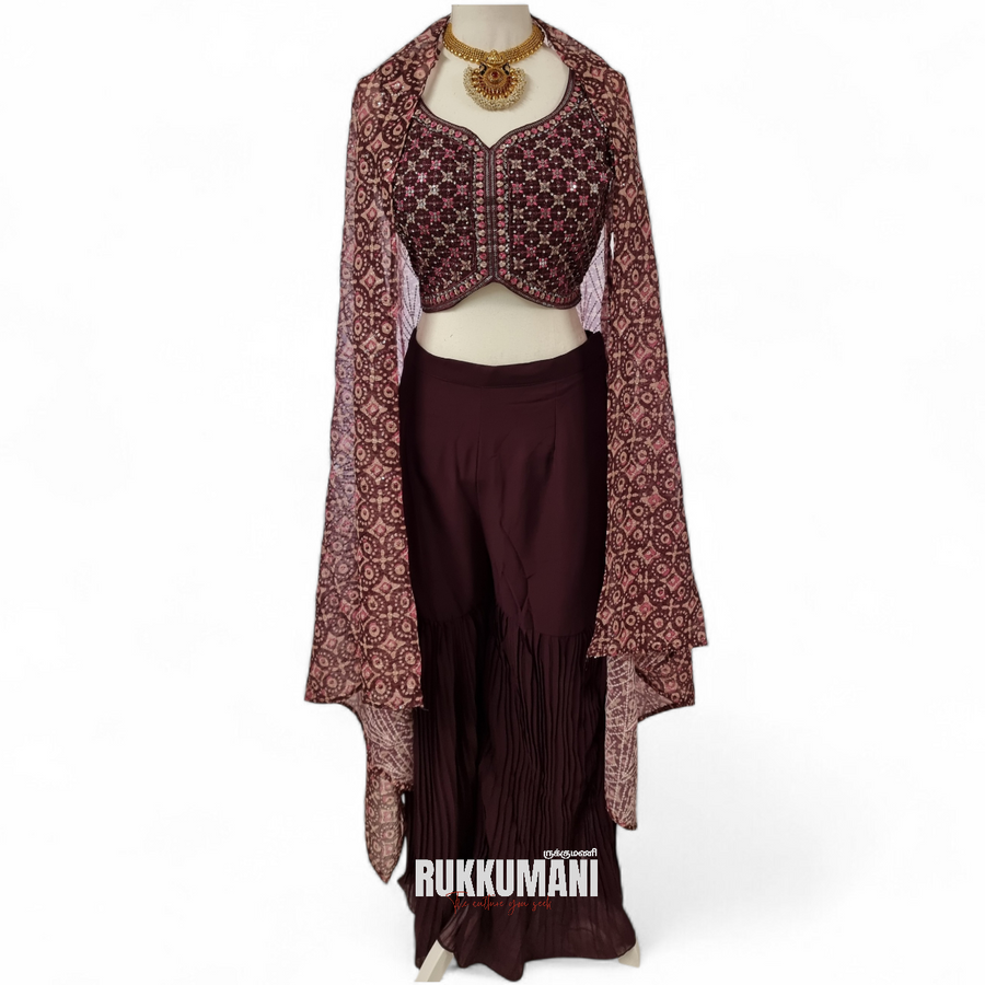 Palazzo Outfit sparkle Glow