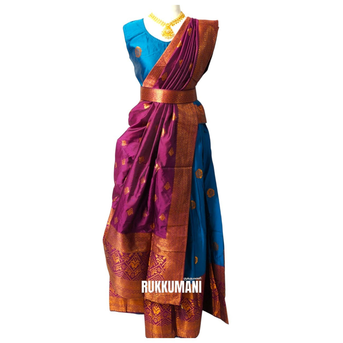 Kankambaram Pattu Lehenga