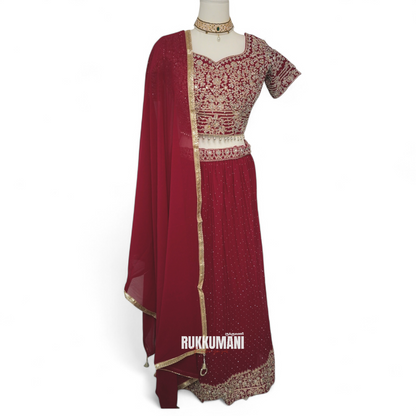 Lehenga Roja