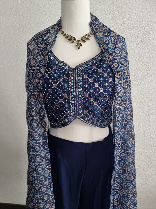 Palazzo Outfit sparkle Glow