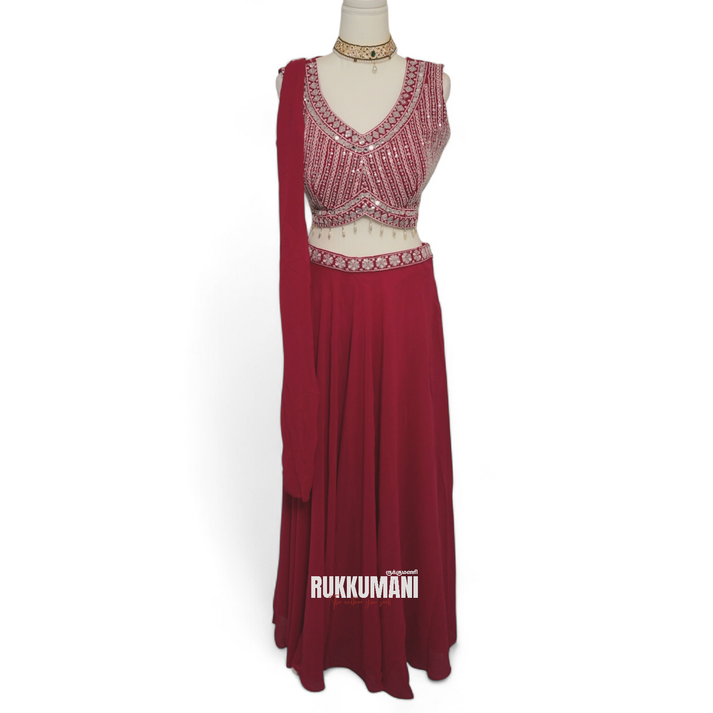 Palazzo Outfit Shiny