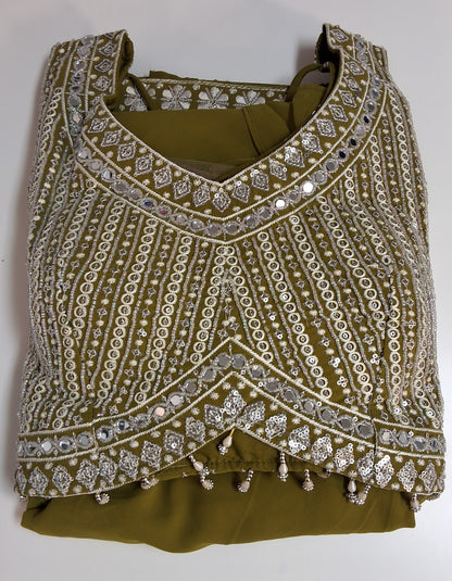 Palazzo Outfit Shiny